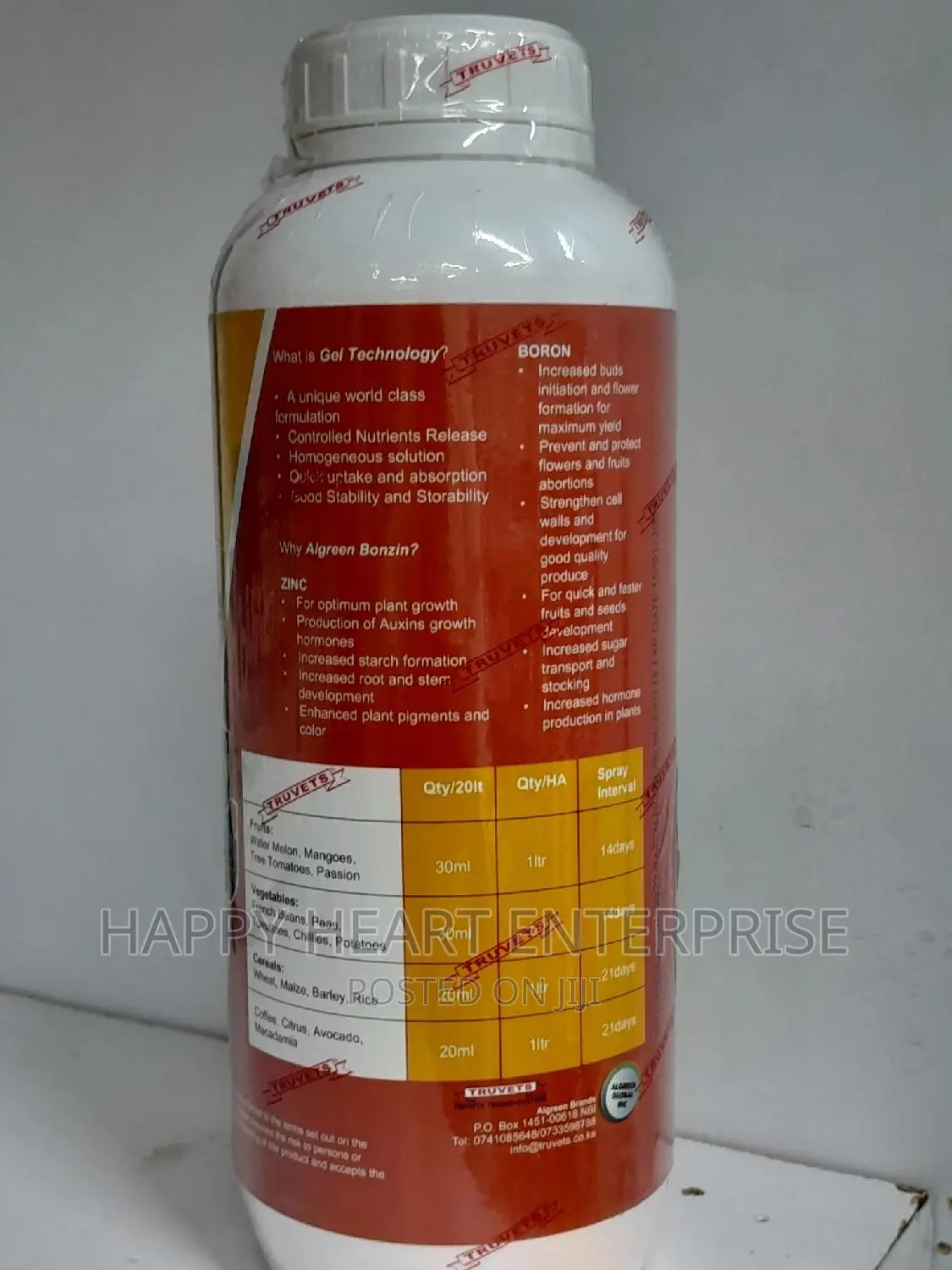 Algreen Bonzin Foliar Fertiliser 1litre