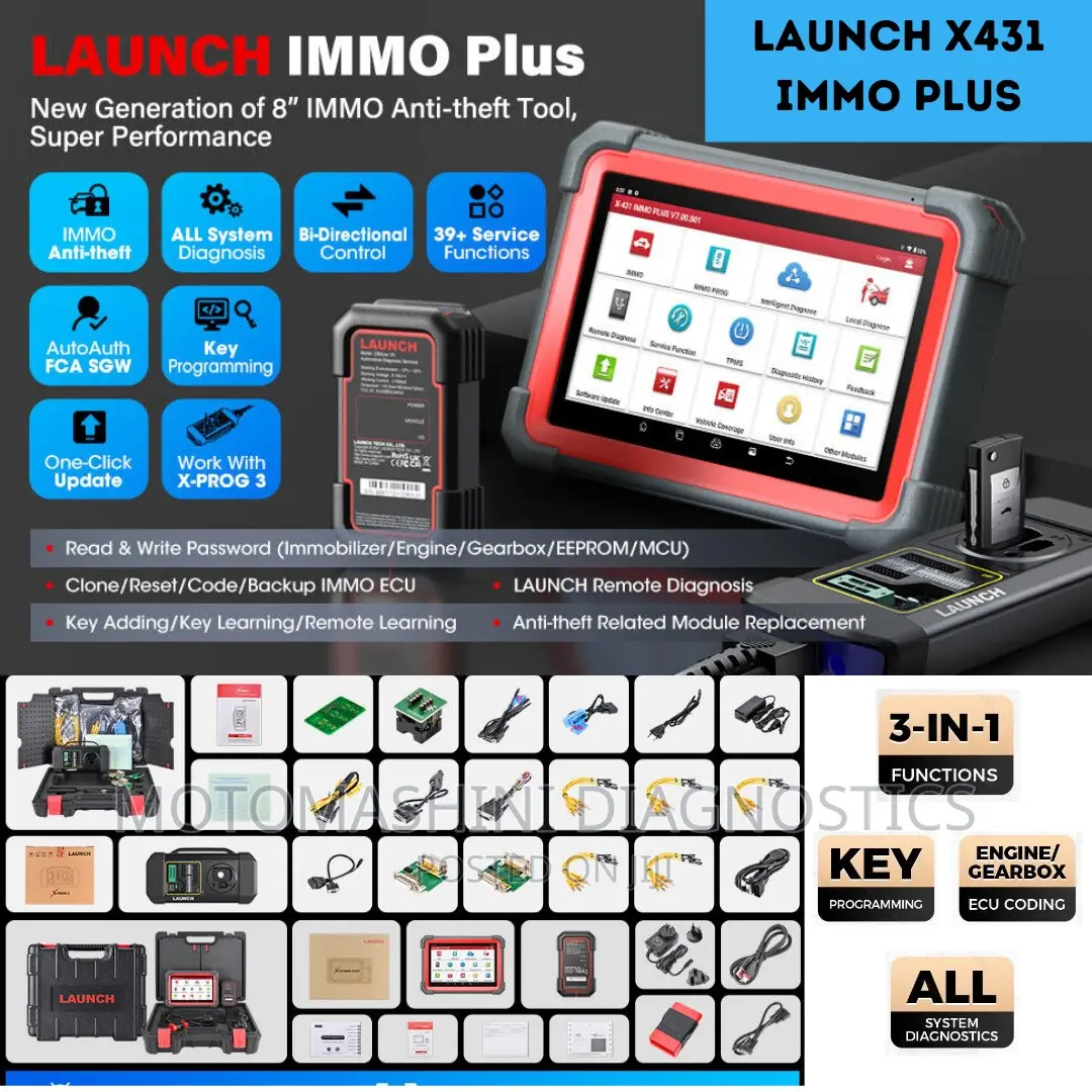 LAUNCH X431 IMMO Plus Car Diagnosis Car Immo Key Programmer
