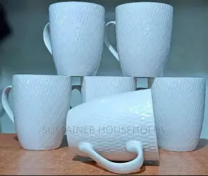 *6pc White Tea/Coffee Cups* *Capacity:* 300ml