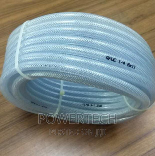 1/2" Clear Garden Hose Pipe Braided 25M
^ - main view