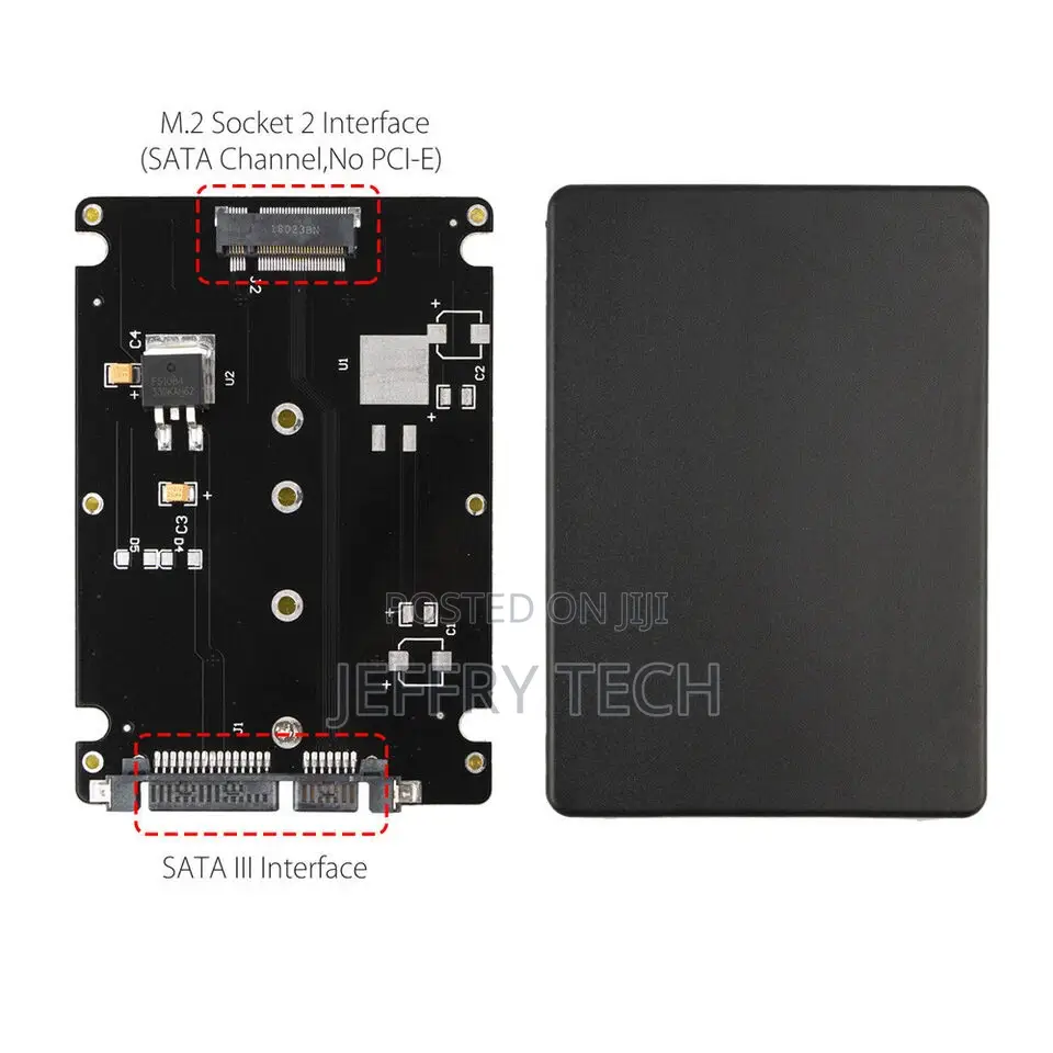 2.5 Inch SATA to M2 NGFF SSD Enclosure Converter Internal /