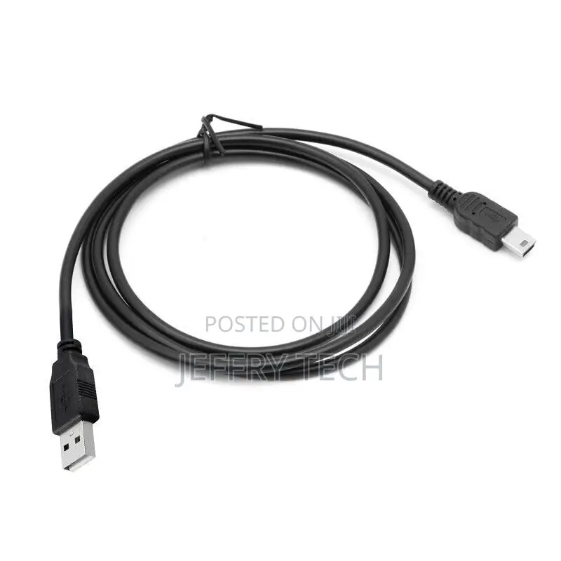 6ft 6F USB 2.0 a Male to Mini B 5P Data Sync Cable Cord For