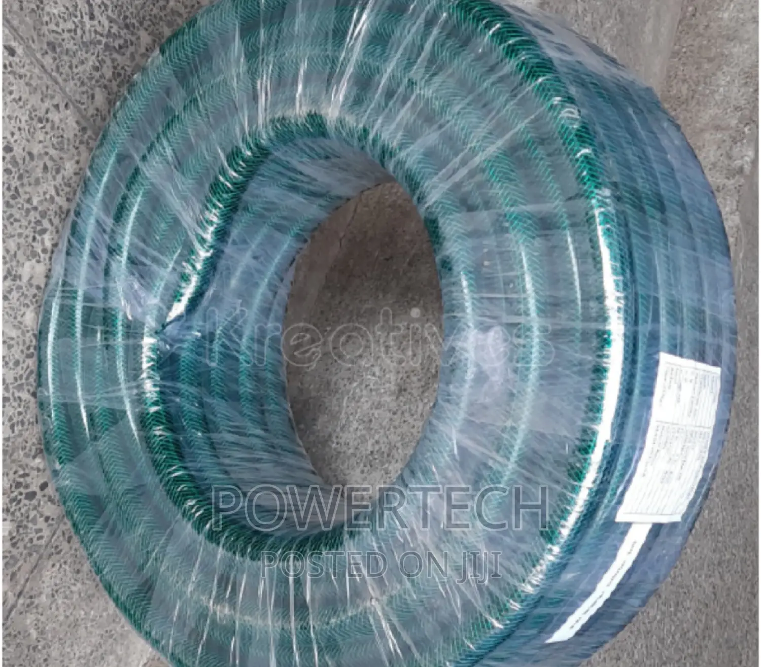 1 Inch by 50 Metres Green Hose Braided Pipe;