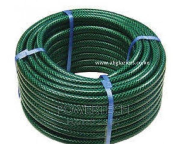 3/4 by 25m Hose Braided Hose Pipe- Green