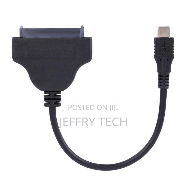 USB 3.1 Type-C to SATA 22 Pin HDD Hard Disk Driver SSD Adapt - thumbnail 2