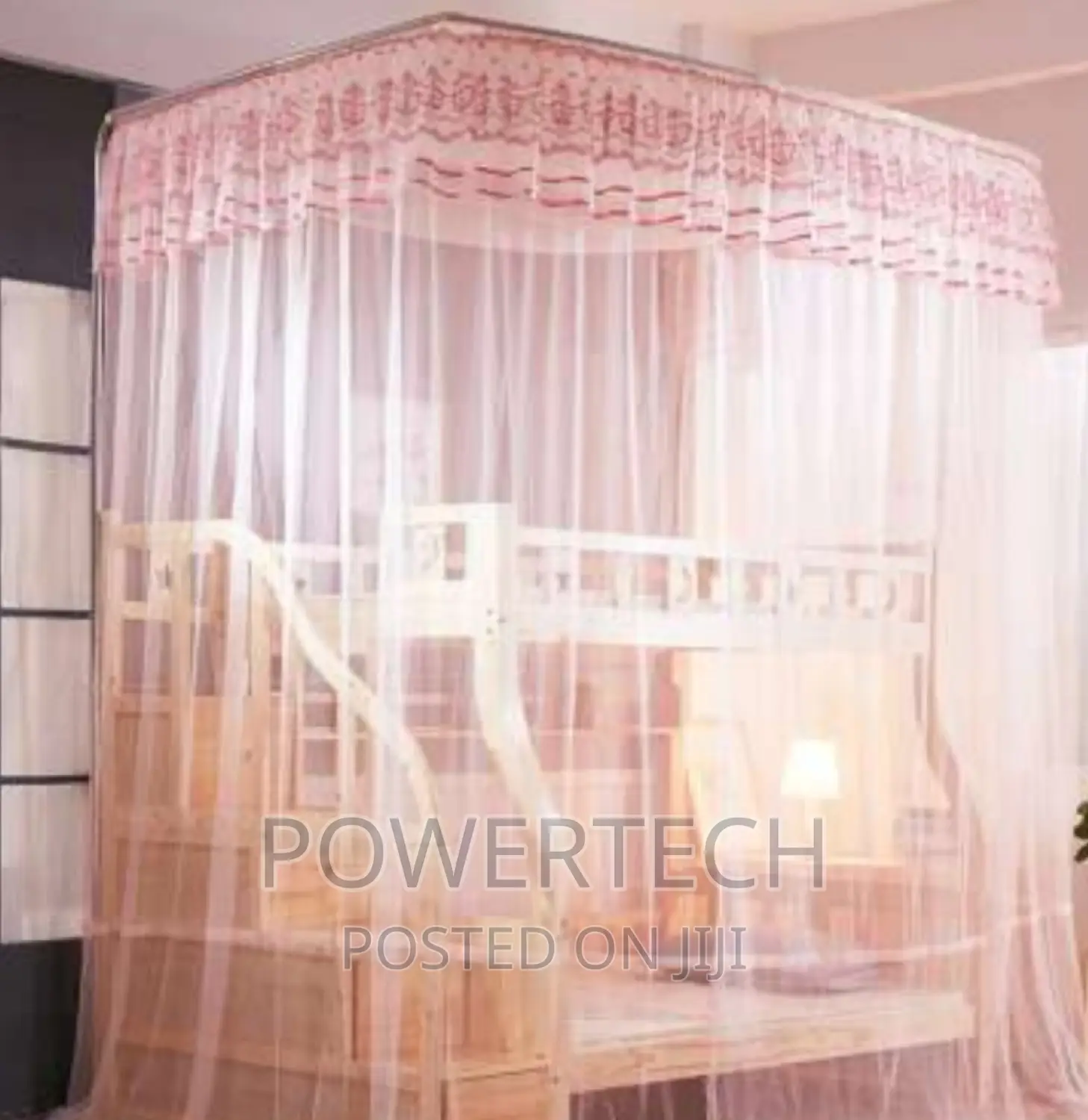 Double Decker Mosquito Net Free Size: