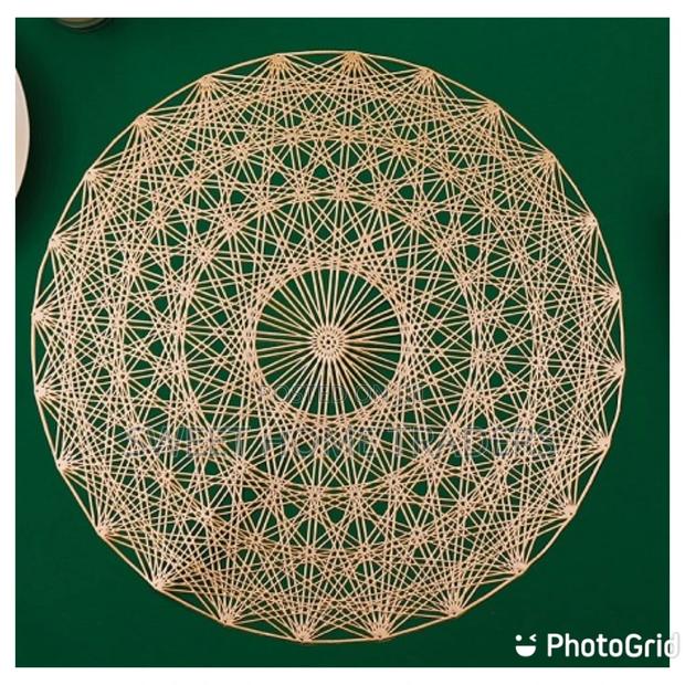 Dining Table Mats 6 Pieces Non Woven