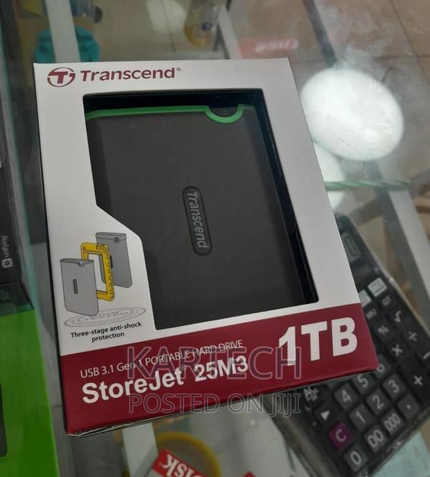 1tb Transcend External Hard Disk - main view