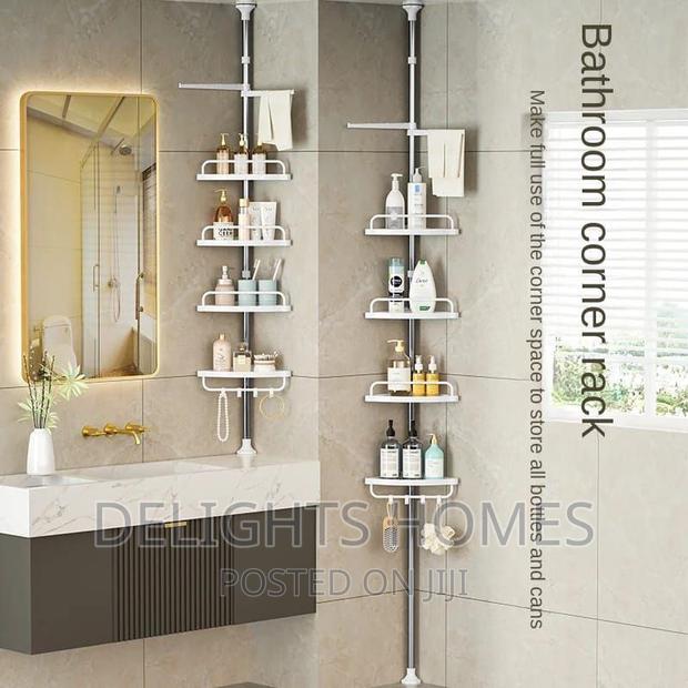4tier Telescopic Multi-Corner Shelf Organiser*