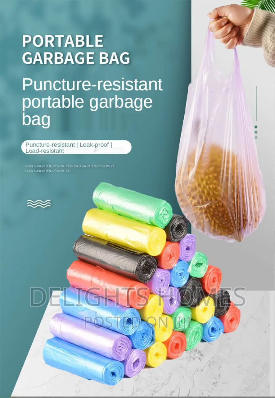 Assorted Colours Trash/Garbage Bags