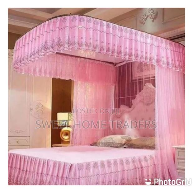 Generic Two Stand Mosquito Net With Rail - main view