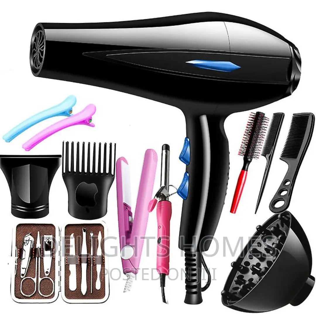 12pcs Professional Blow Dry With Accessories