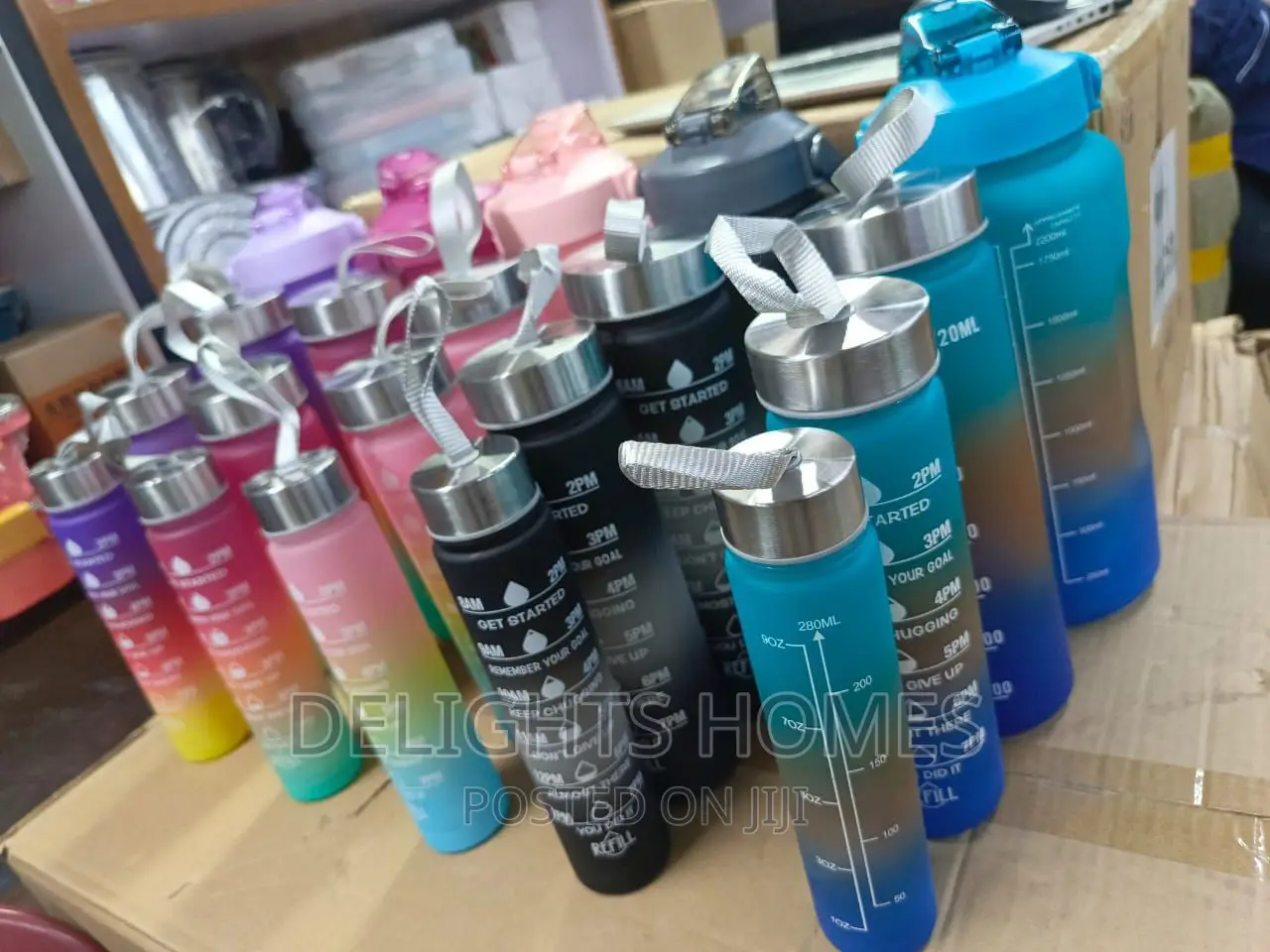 4 in 1 Motivational Water Bottles