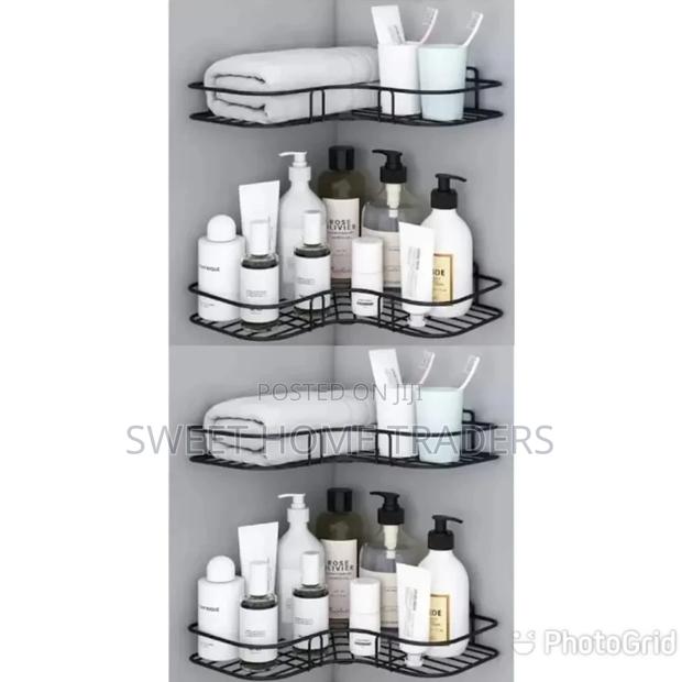 Corner Bathroom Shelf With Shelf Adhesive Tape - main view