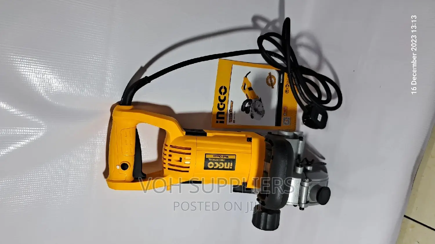Ingco Wall Chaser 3000W Disc Diameter:125mm (Wlc30001)