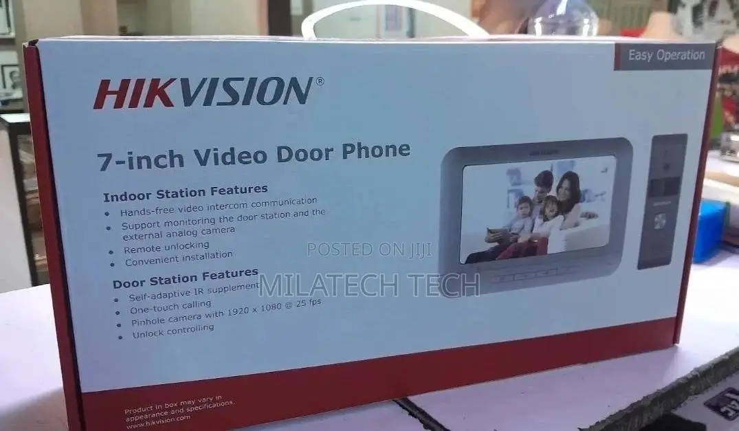 Video Door Phone With Camera 7 Inches Hikvision