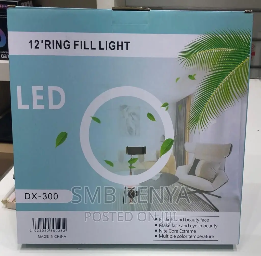 30 Cm Ring Light With Stand For Content Creators