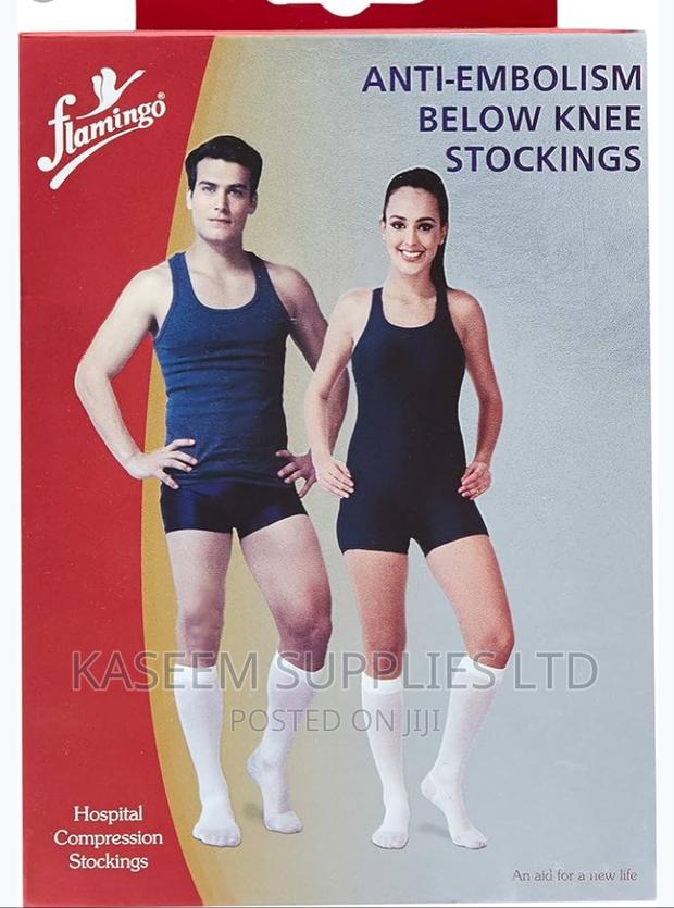 Flamingo Anti Embolism Stockings Above Knee - main view