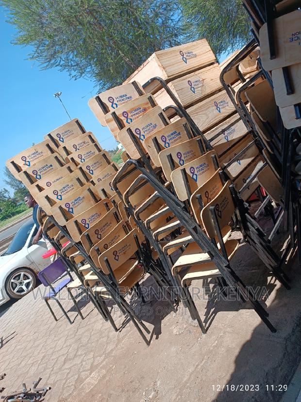 School Lockers and Chairs - main view