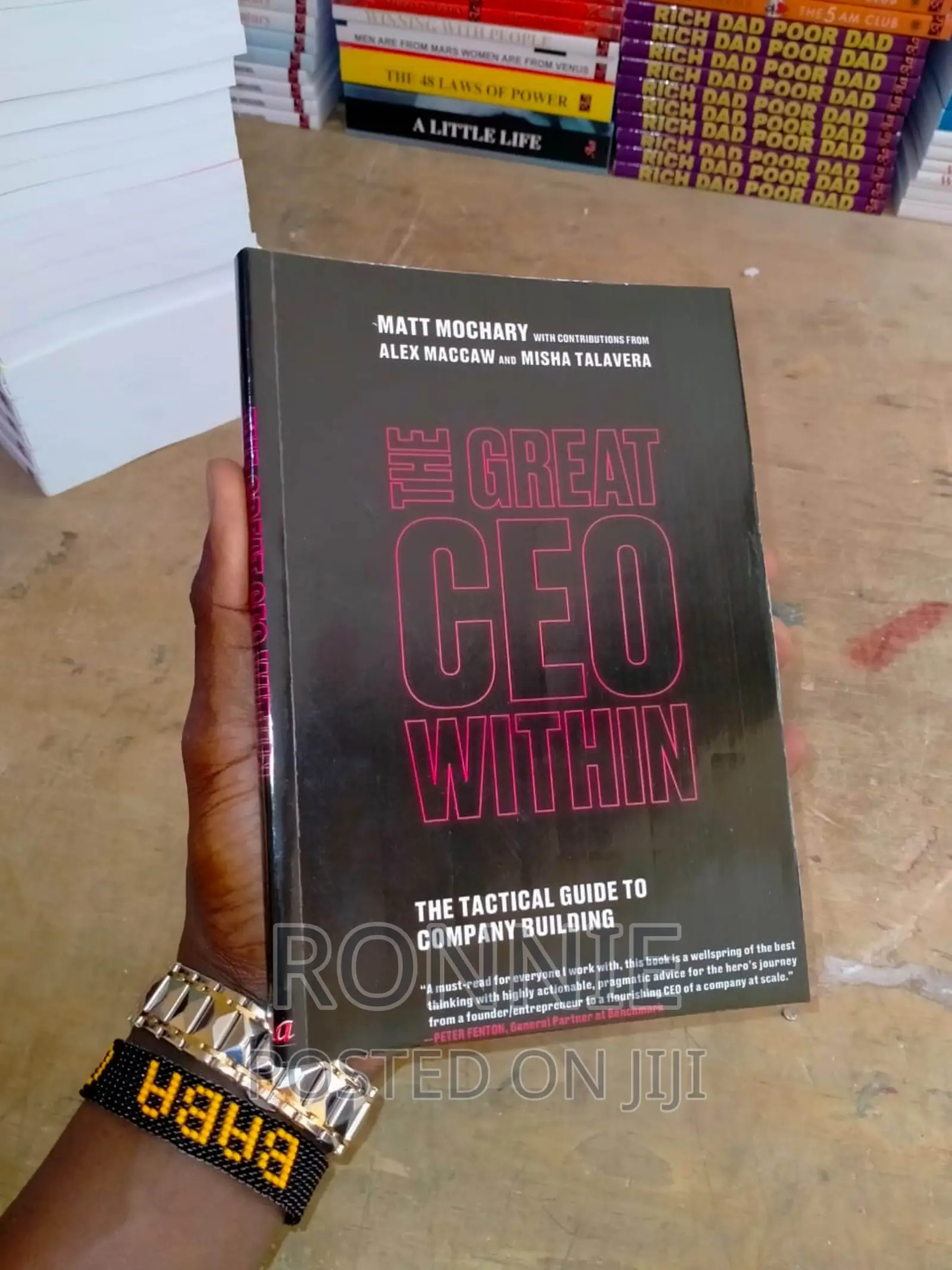 The Great CEO Within Book by Alex Maccaw, Matt Mochary,