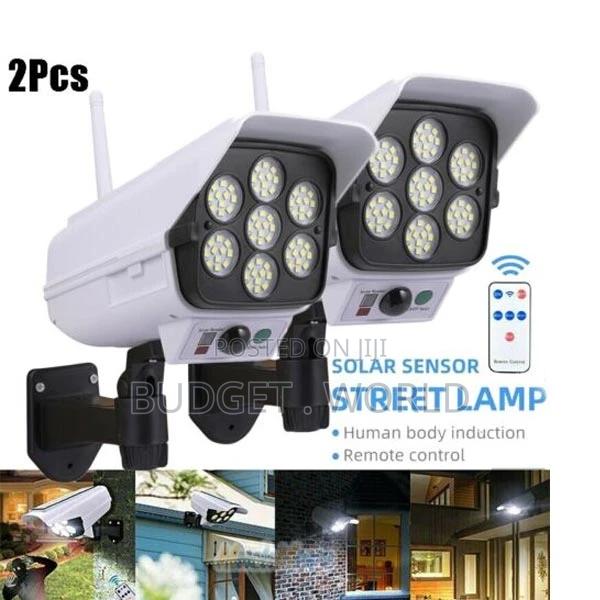 Dummy Cctv Solar Lights Outdoor Motion Sensor- 2 Pcs - main view