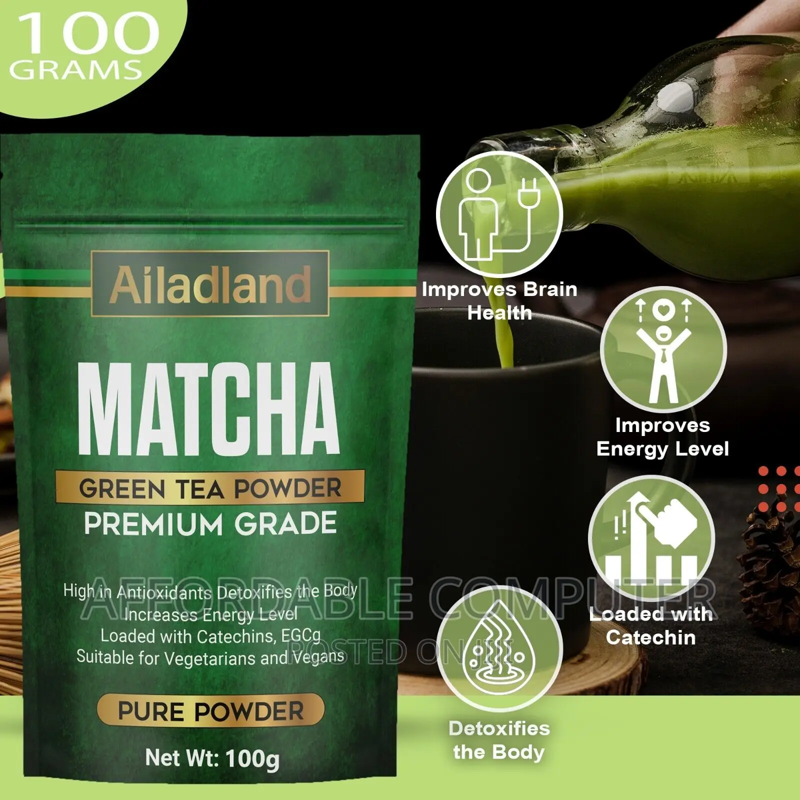 Organic Matcha Green Tea Powder Japanese