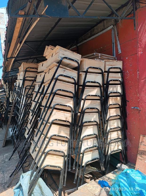 School Lockers and Chairs - main view