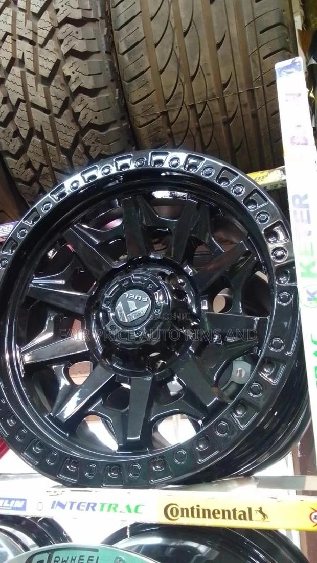 Sports Rims Size 16 Mat Black Plain 6 Holes.