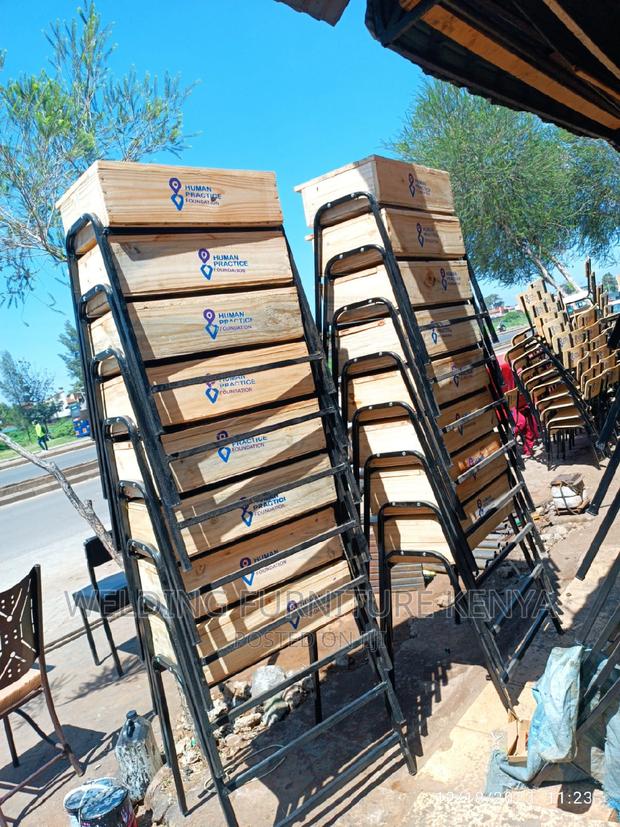 School Lockers and Chairs - main view
