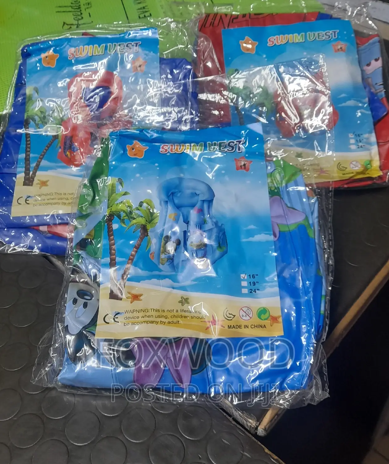 Cartoon Themed Kids Swimming Jacket
