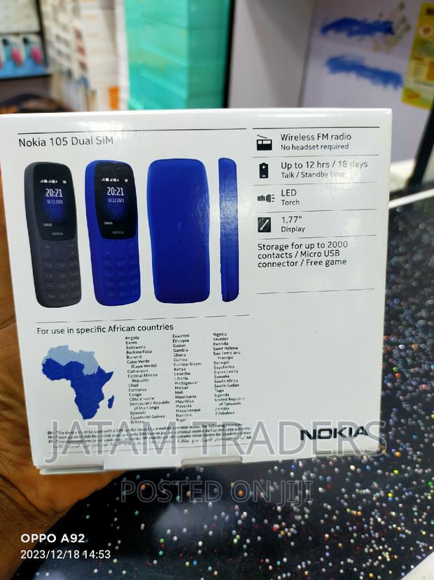 New Nokia 105 Blue - thumbnail 2