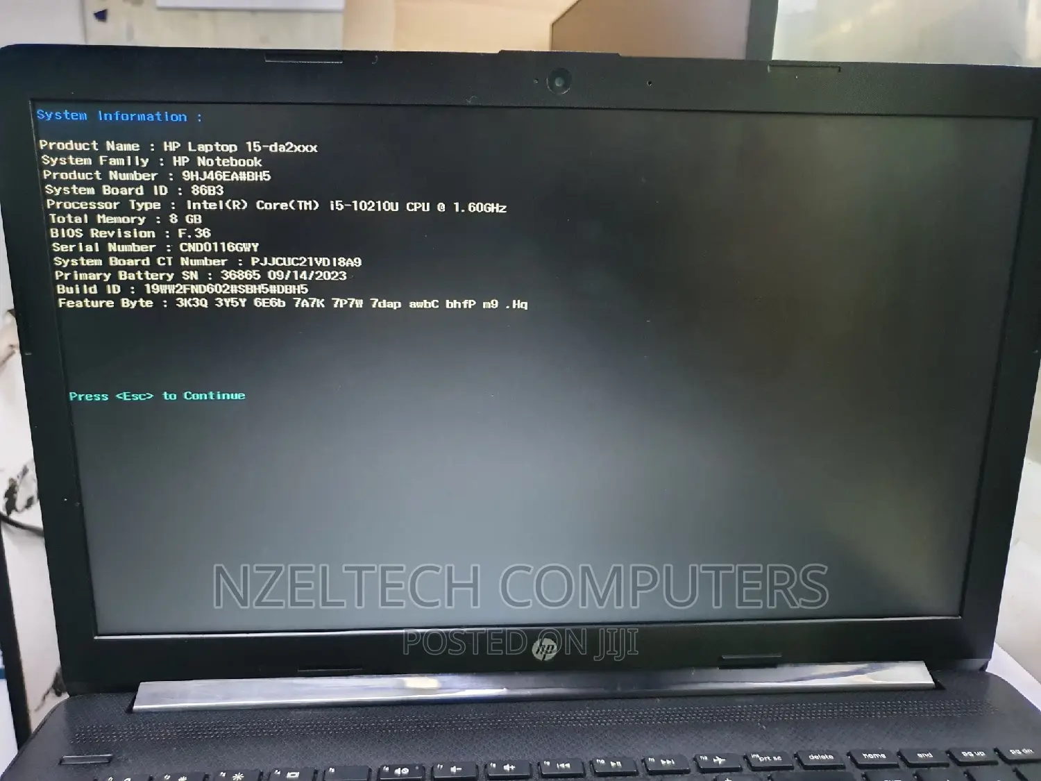 Laptop HP 250 G7 8GB Intel Core I5 SSD 256GB