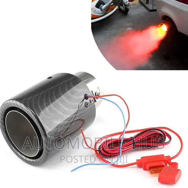 Car Exhaust Pipe Muffler Flaming Luminous Led Muffler Tip