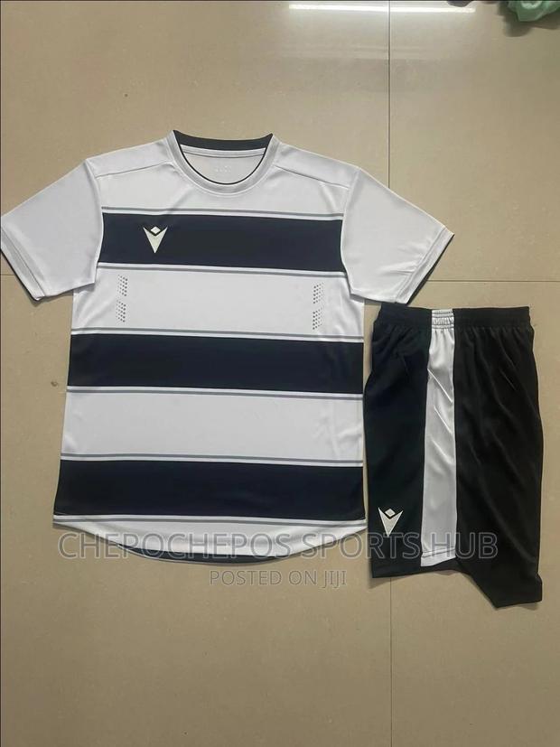 White Football Jerseys - main view