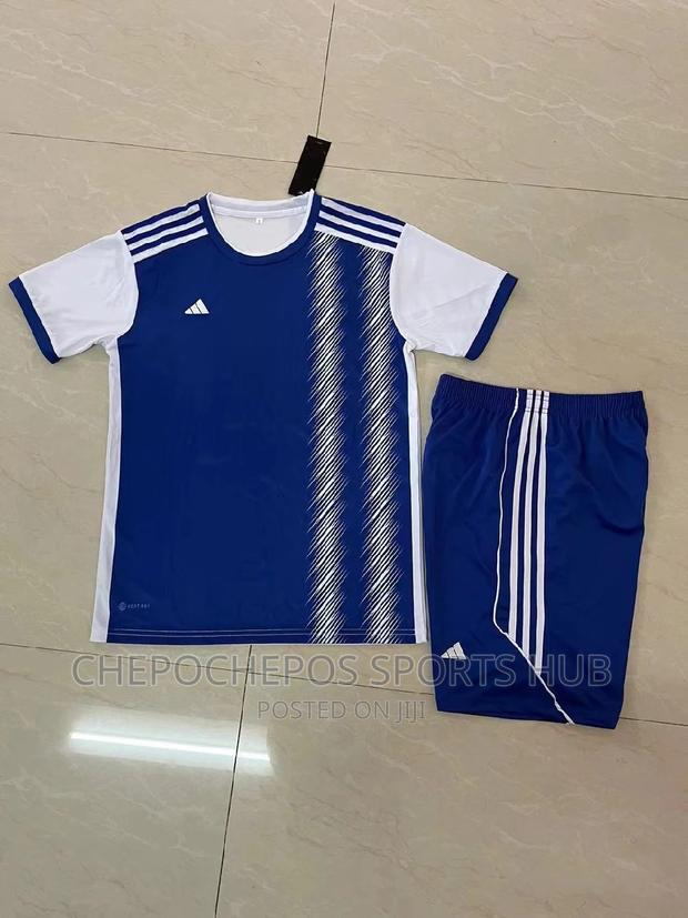 Blue Imported Football Jerseys - main view