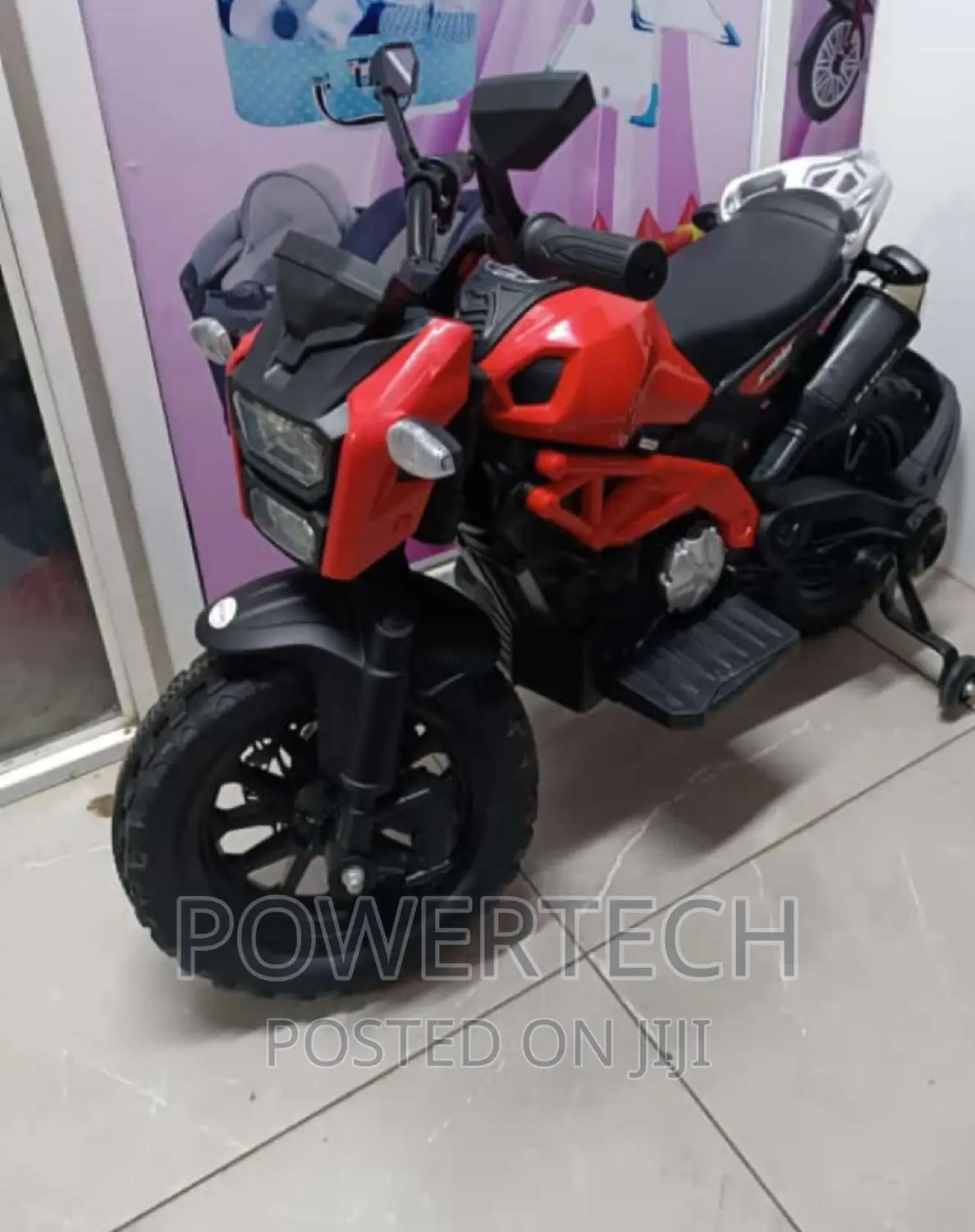 Battery Operated Motor Bike for the Kids: