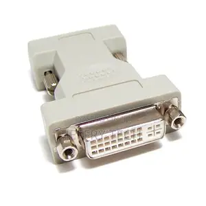 DVI-I Female Analog 24+5 to VGA Male 15-Pin Connector Adapte