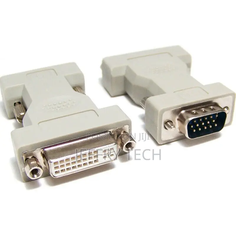 DVI-I Female Analog 24+5 to VGA Male 15-Pin Connector Adapte