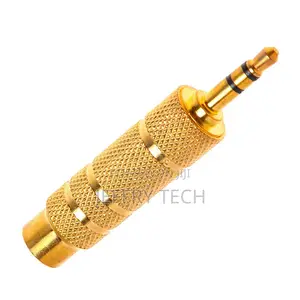 3.5mm Male to 6.5mm Female Stereo Audio Adapter Jack Connect