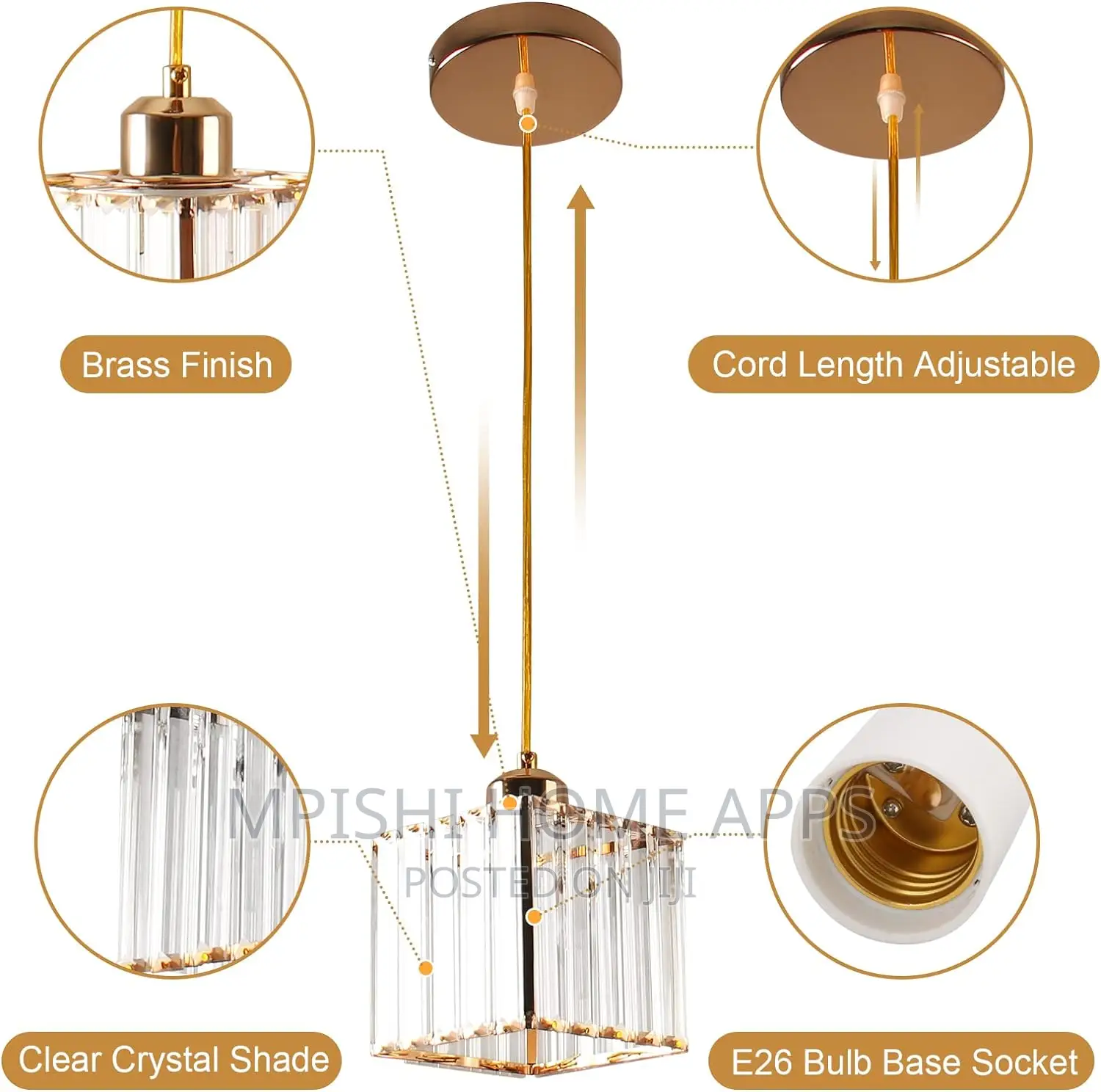 Crystal Pendant Light