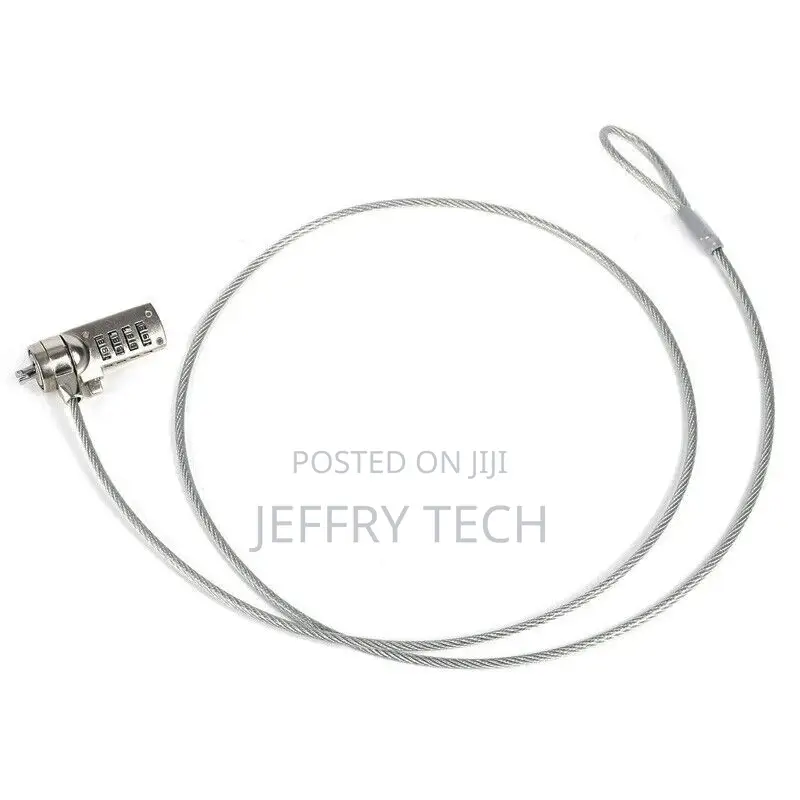 Notebook Lock Security Password Steel Chain for PC Laptop No