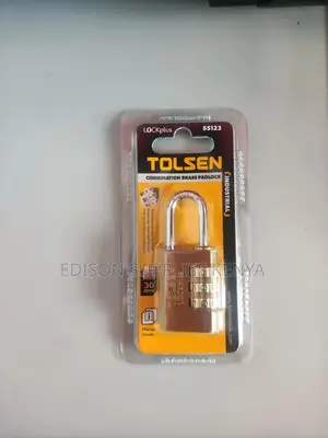 Tolsen Combination Brass Padlock 30mm Combination Padlocks