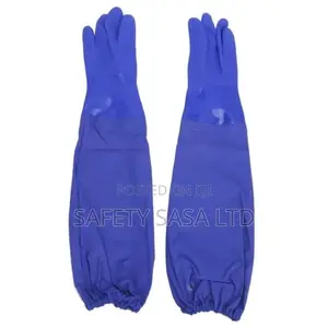 Pvc Coated Safety Work Gloves Material: Pvc+Cotton