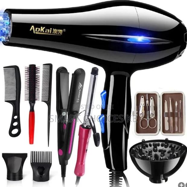 *12pcs Professional Blow Dry With Accessories 
