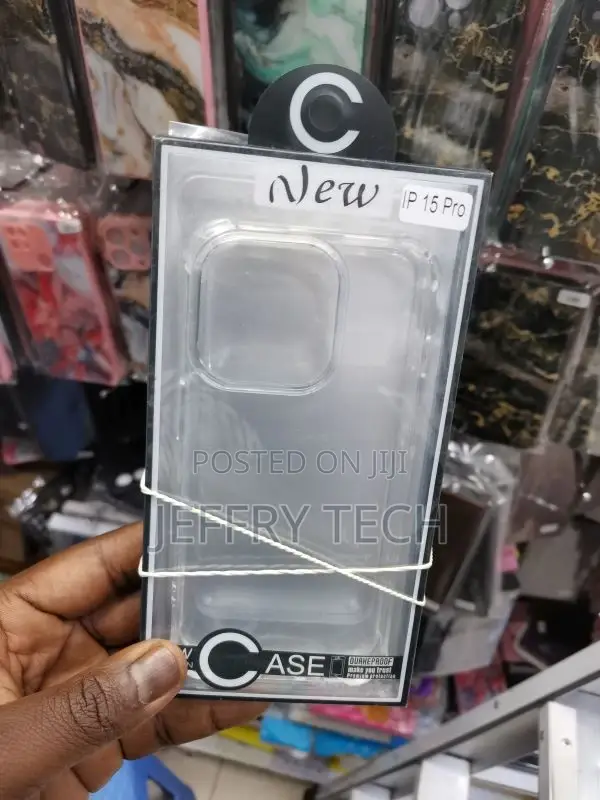 Clear Case for iPhone 15 Pro Case, Shockproof Thin Cover, Ye