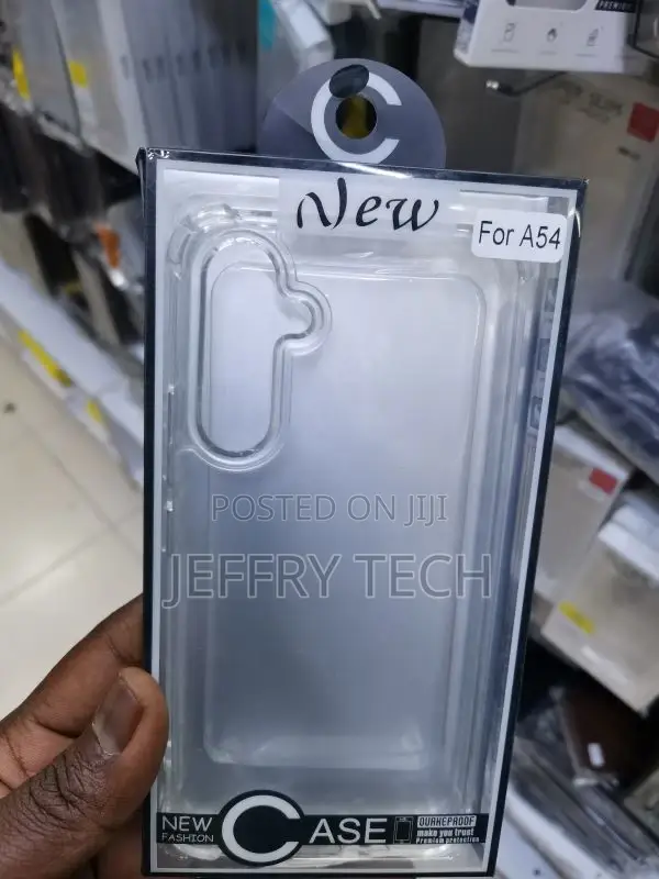 Samsung Galaxy A54 Clear Shock Resistant Armor Cover