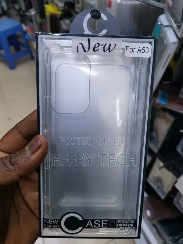Samsung Galaxy A53 Clear Shock Resistant Armor Cover