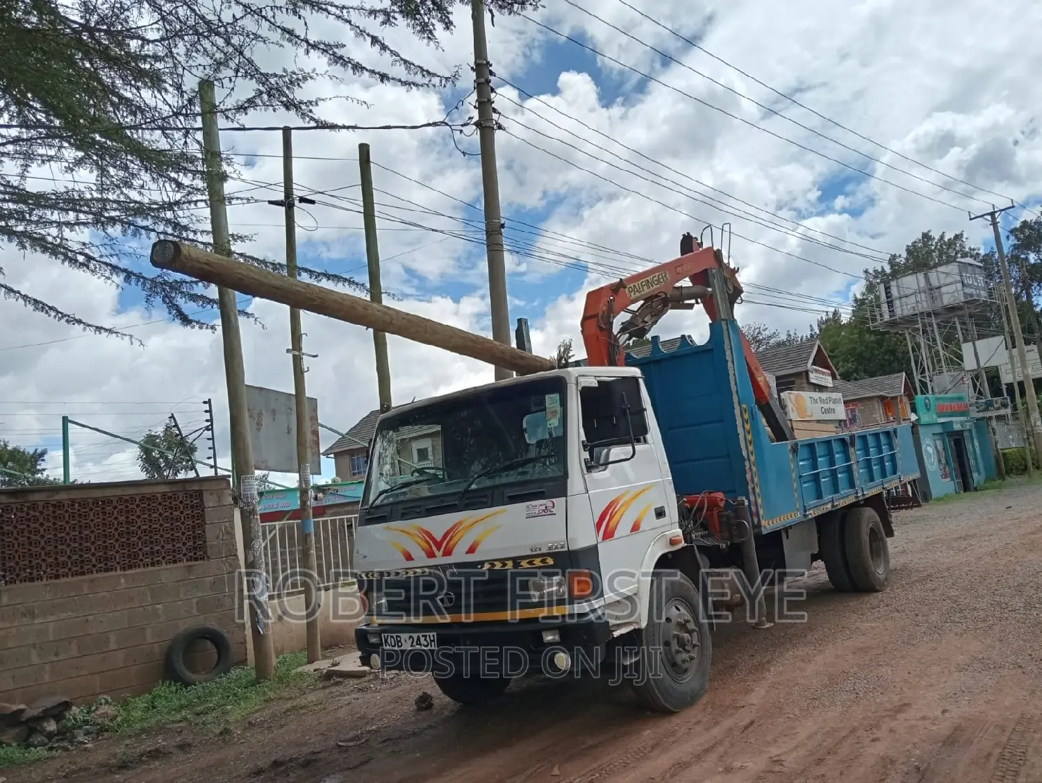 Truck With Crane for Hire