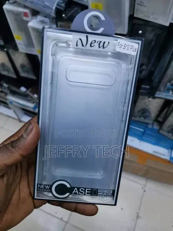 Samsung Galaxy S10 Plus Clear Shock Resistant Armor Cover
