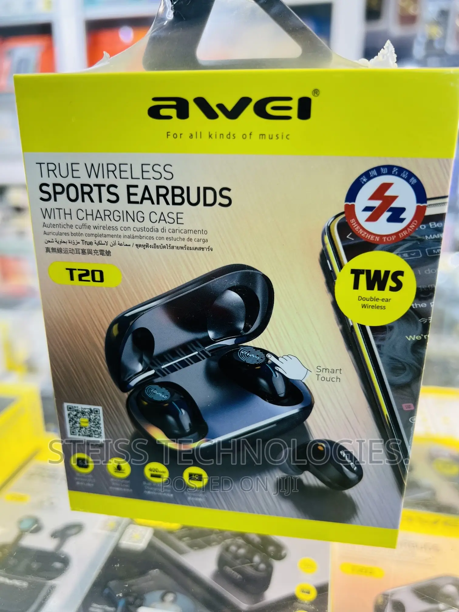 Awei T20 Wireless Earbuds.
